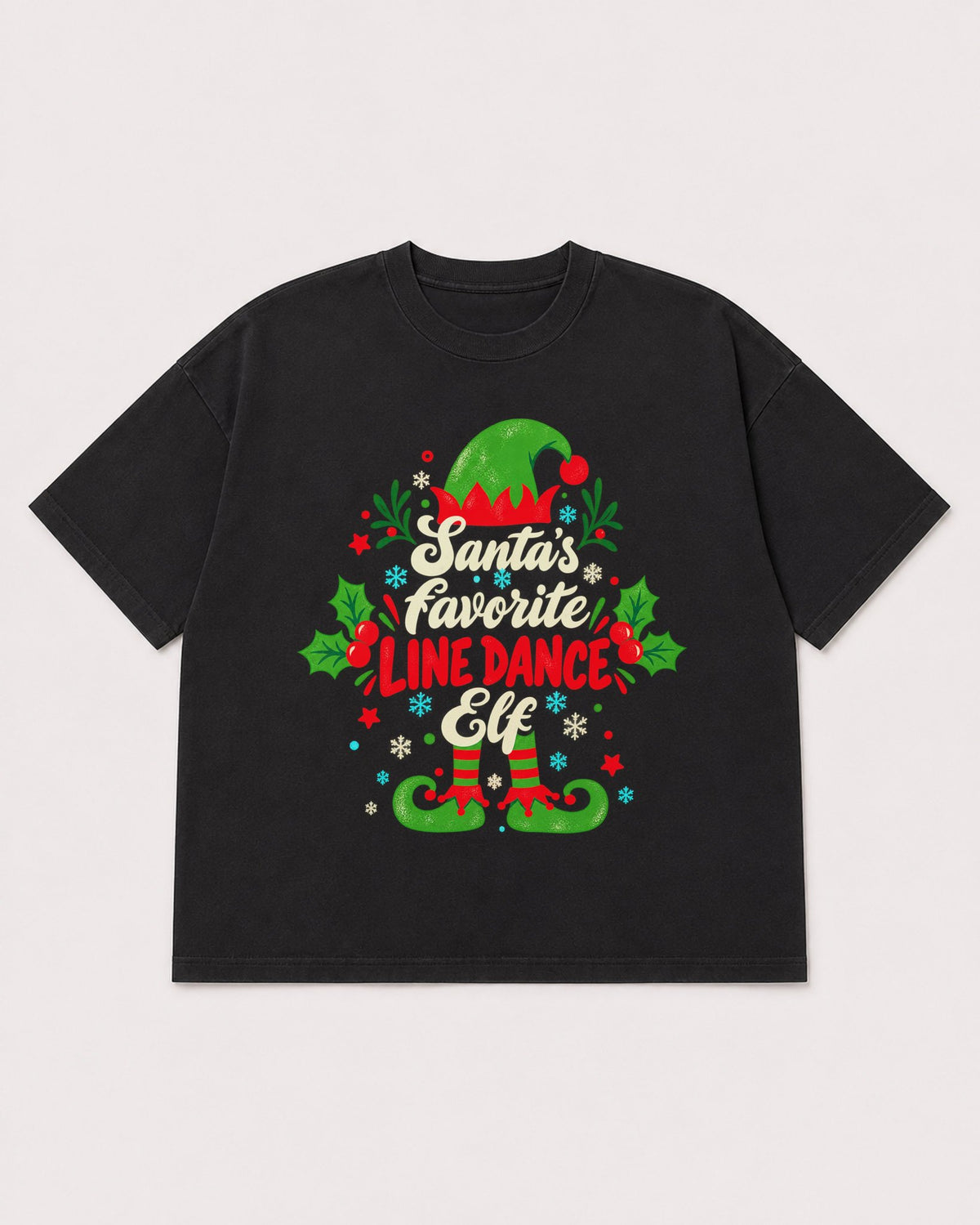 Mockup Boxy Heavyweight Tee Black product