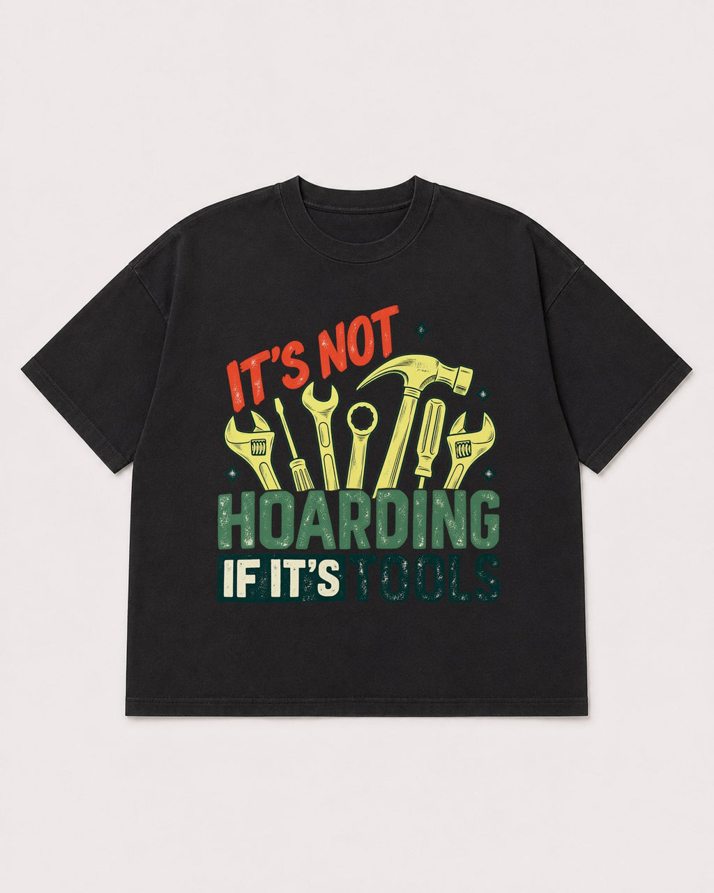 Mockup Boxy Heavyweight Tee Black product
