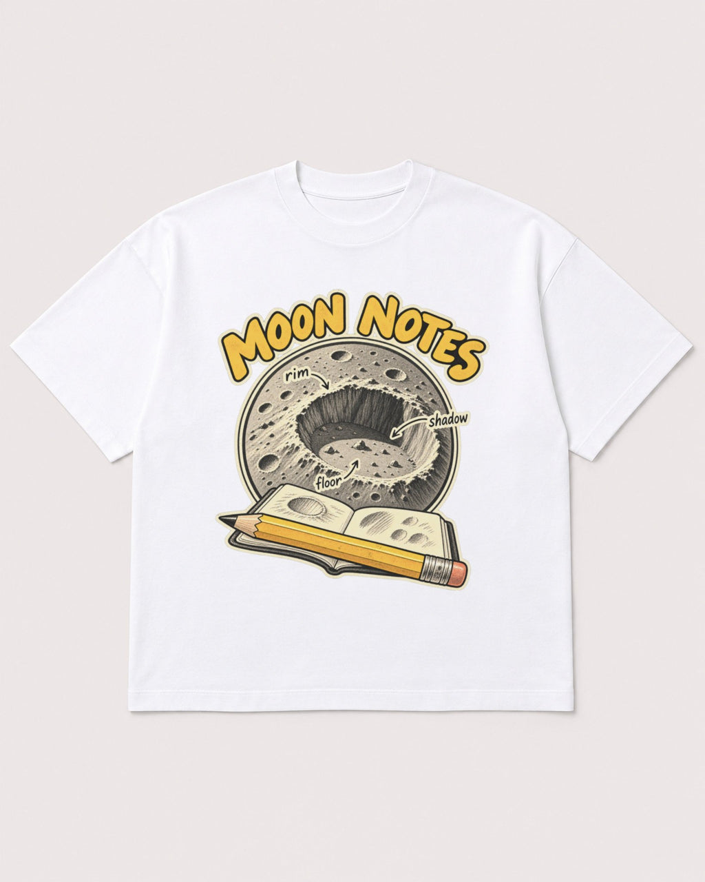 Mockup Boxy Heavyweight Tee White product