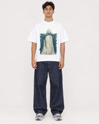 Mockup Boxy Heavyweight Tee White male full-body 16