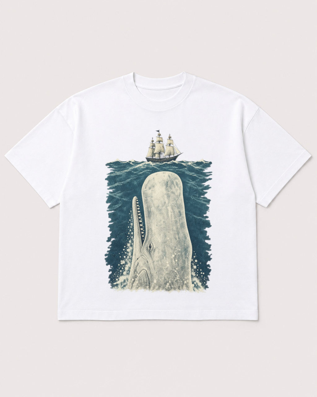 Mockup Boxy Heavyweight Tee White product