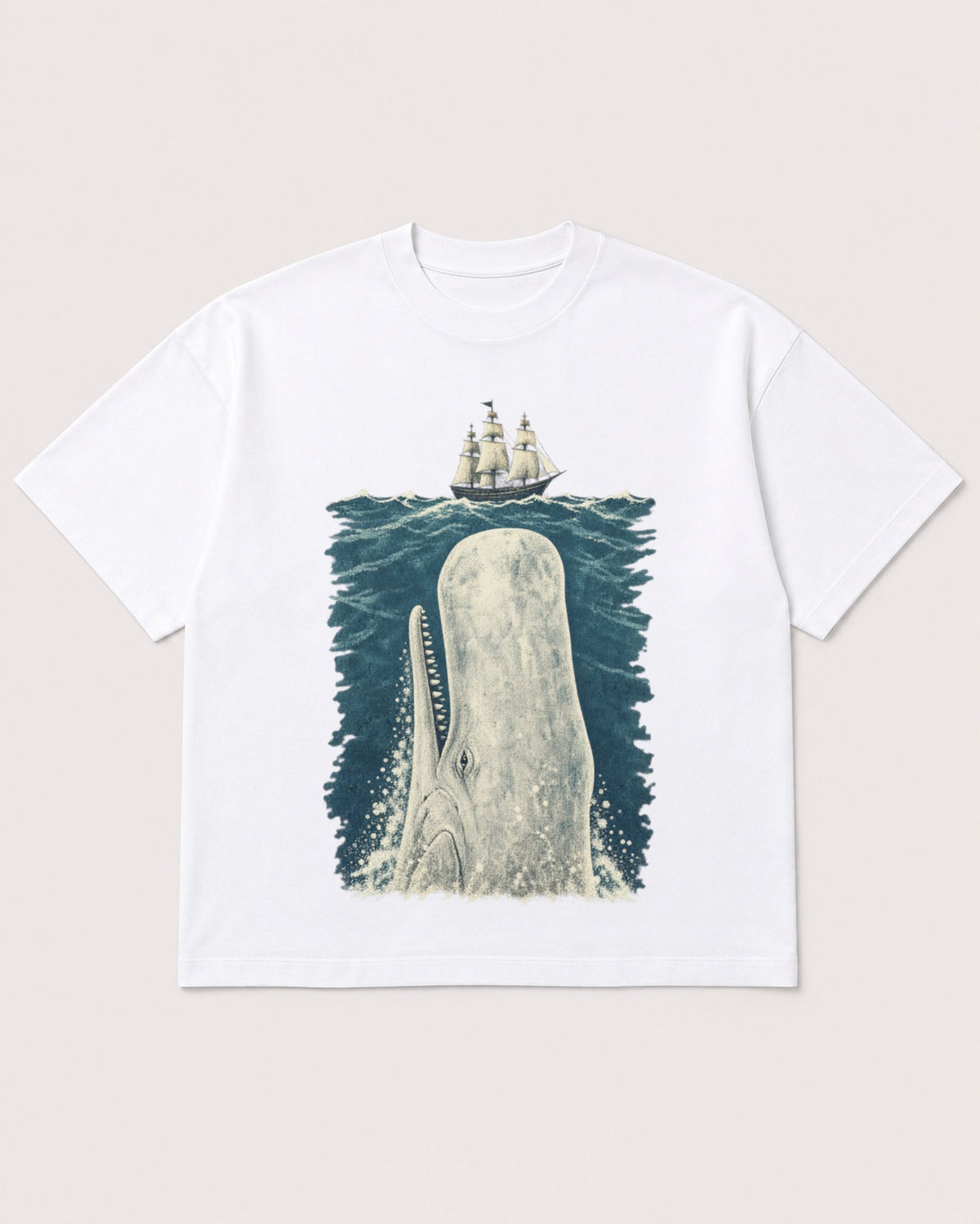 Mockup Boxy Heavyweight Tee White product