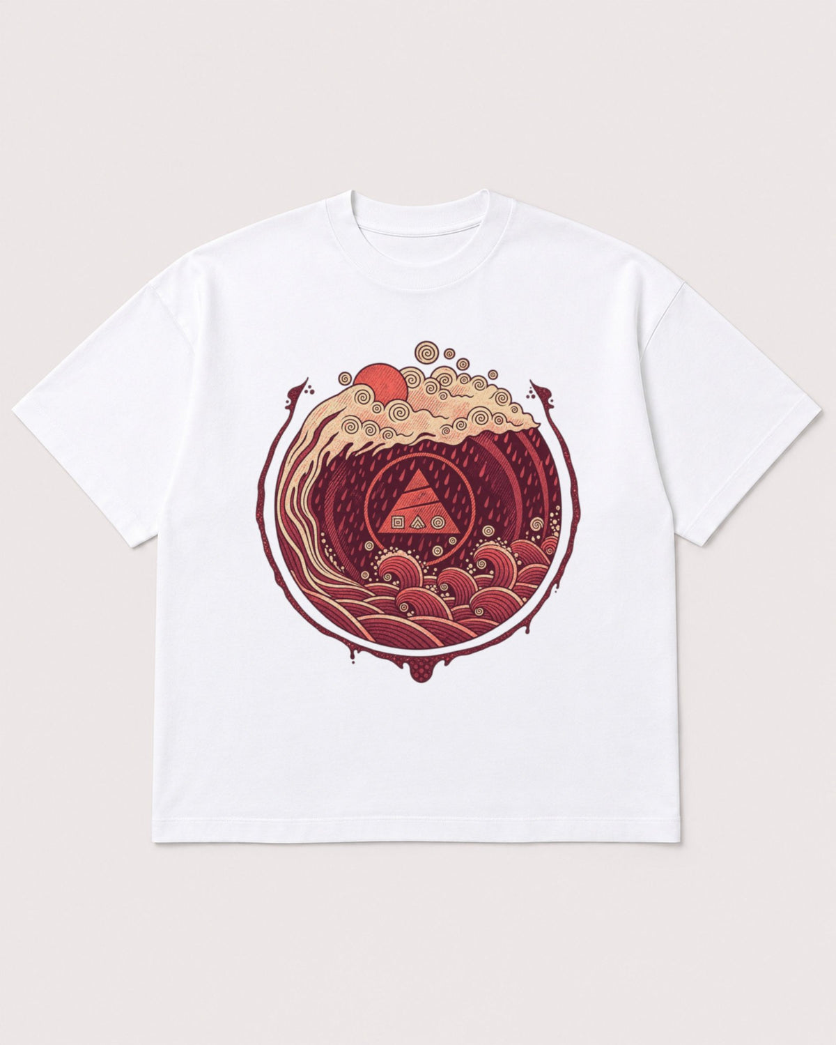 Mockup Boxy Heavyweight Tee White product