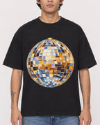 Mockup Boxy Heavyweight Tee Black male close-up 06