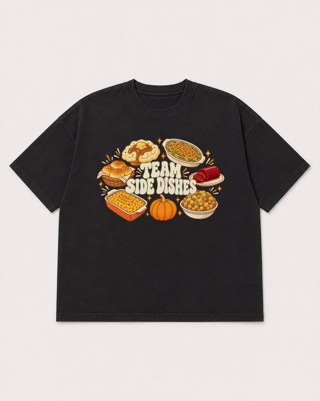 Mockup Boxy Heavyweight Tee Black product