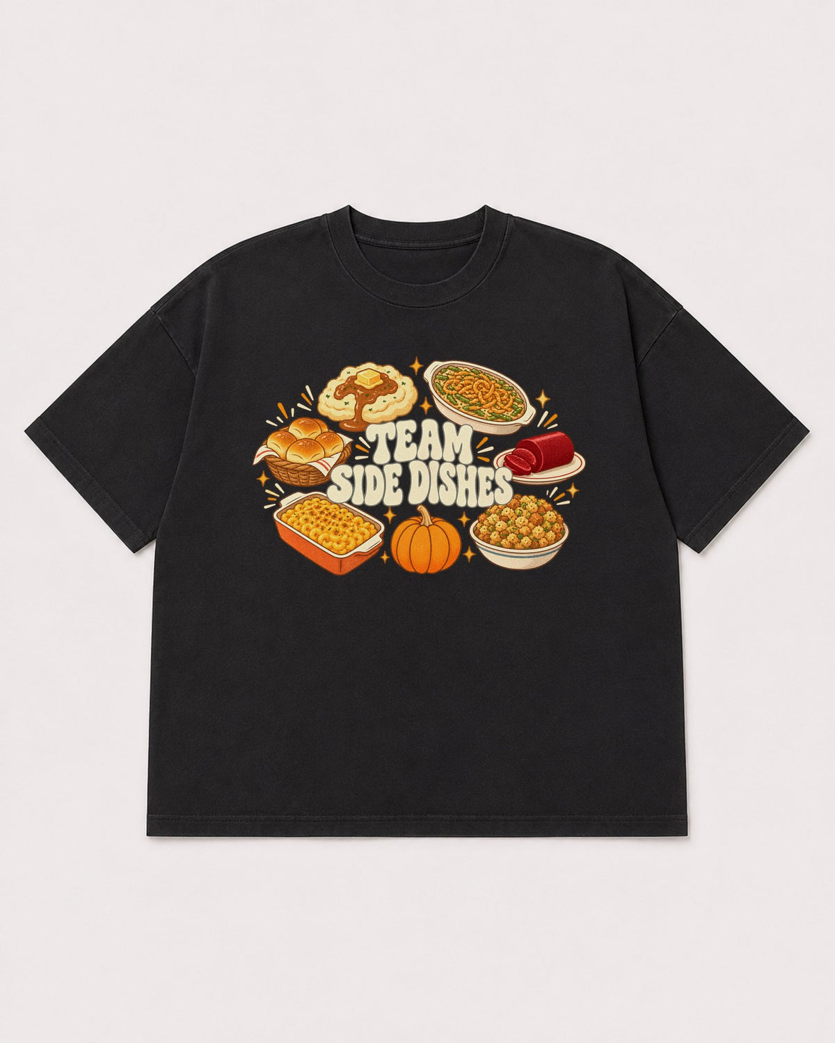 Mockup Boxy Heavyweight Tee Black product