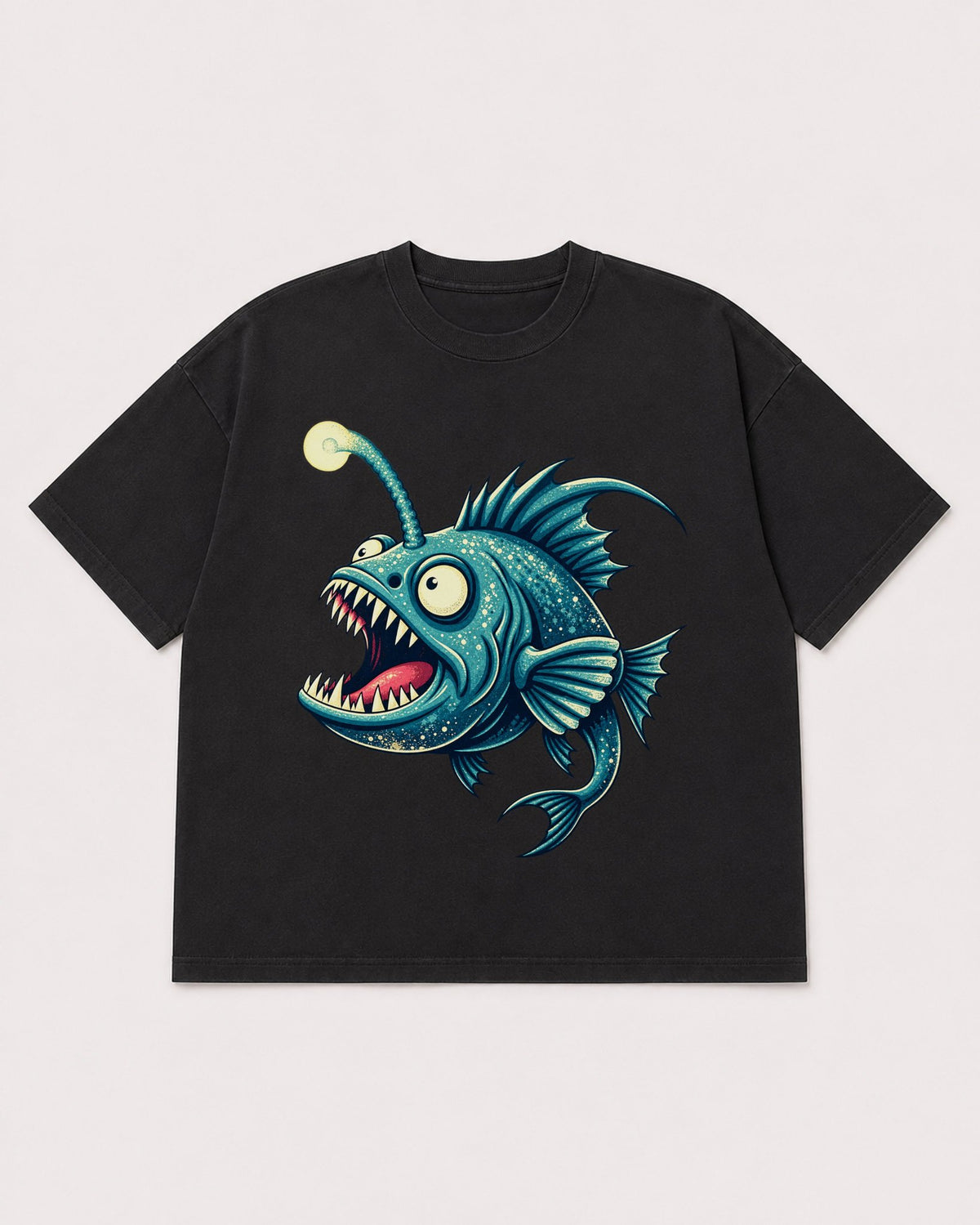Mockup Boxy Heavyweight Tee Black product