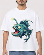 Mockup Boxy Heavyweight Tee White male close-up 02