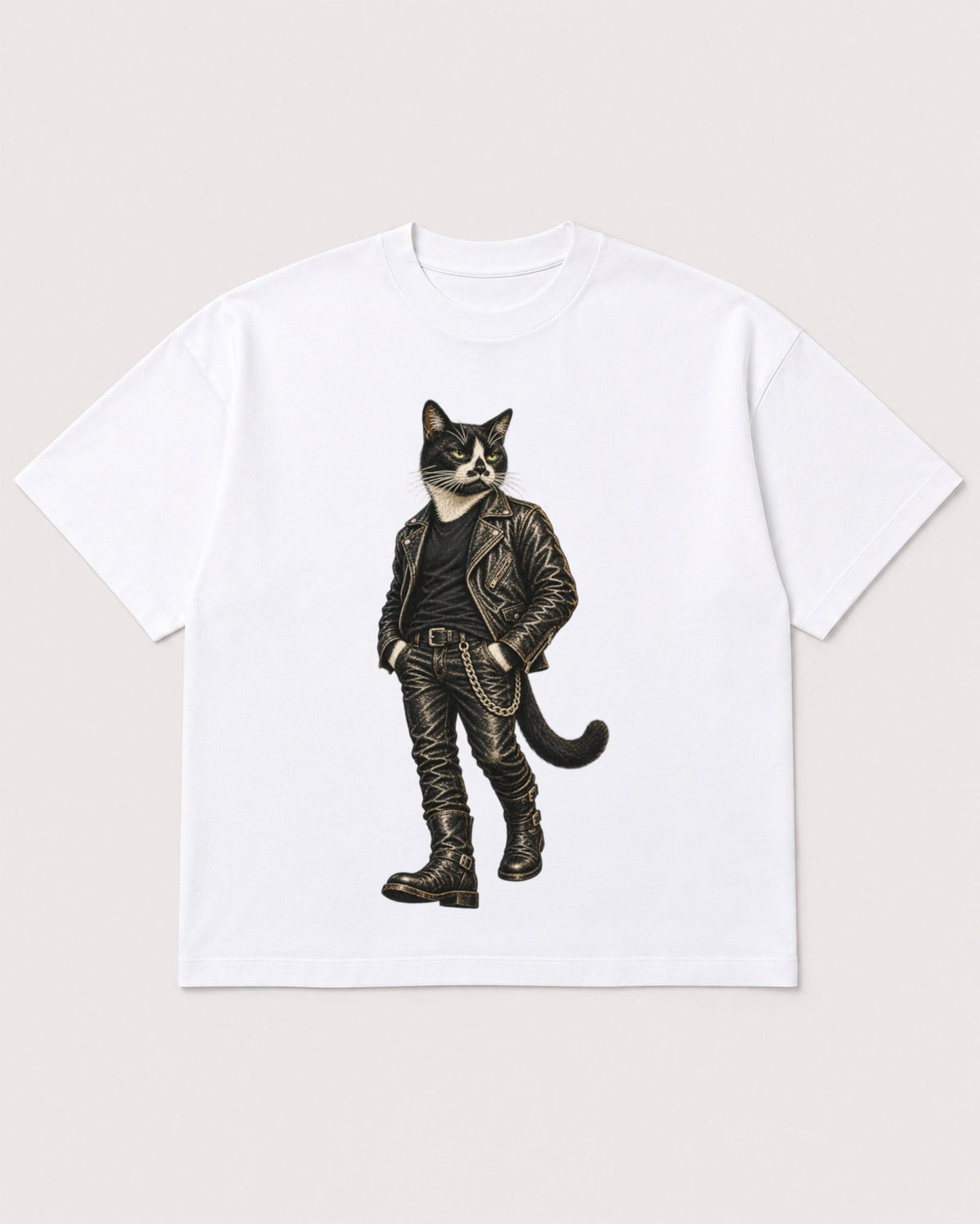 Mockup Boxy Heavyweight Tee White product