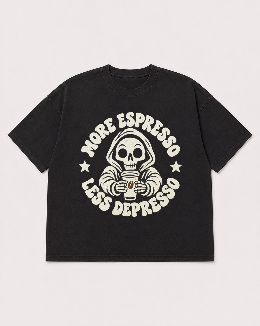 Mockup Boxy Heavyweight Tee Black product