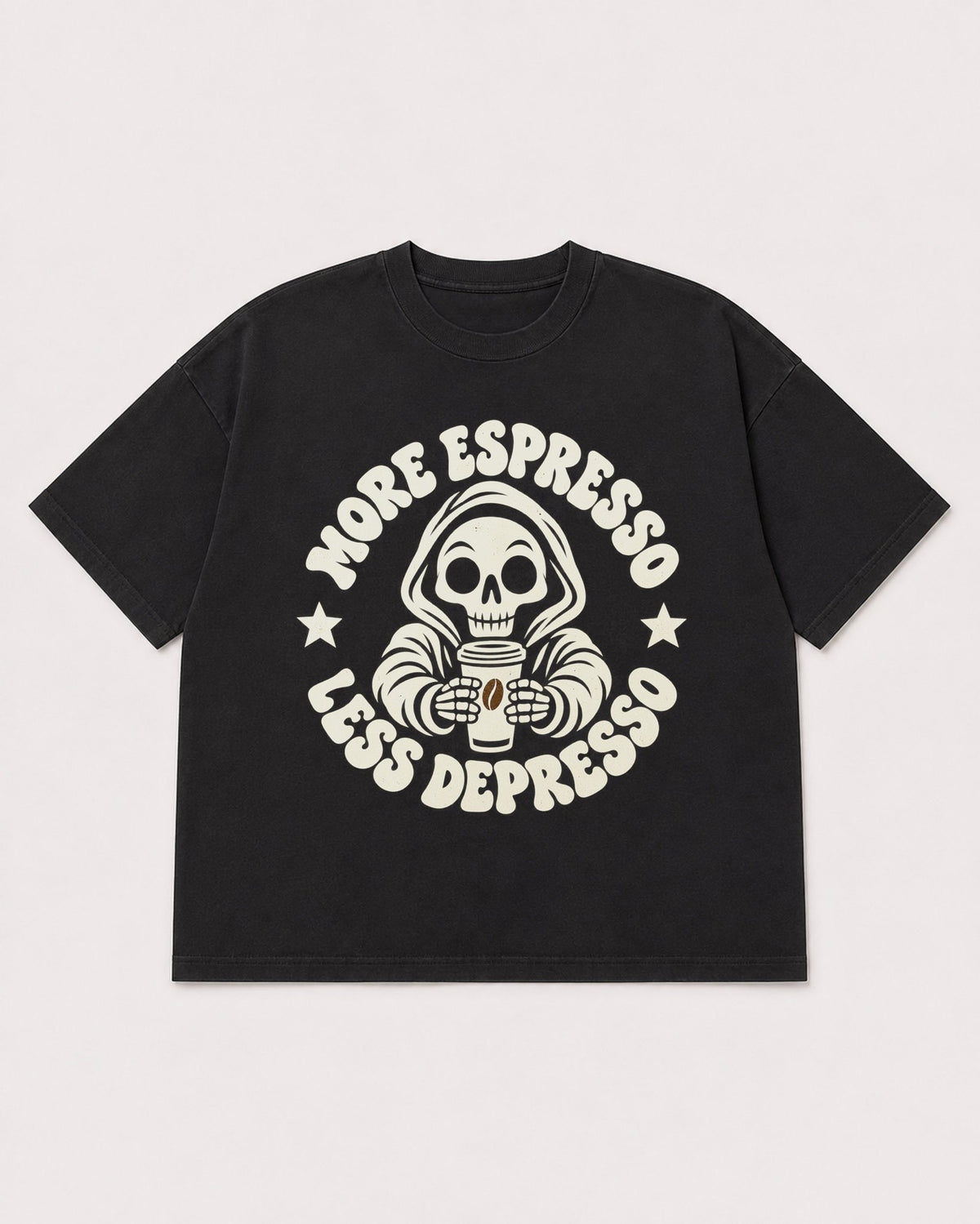 Mockup Boxy Heavyweight Tee Black product