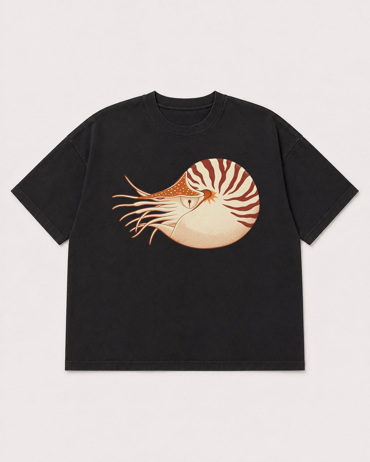 Mockup Boxy Heavyweight Tee Black product