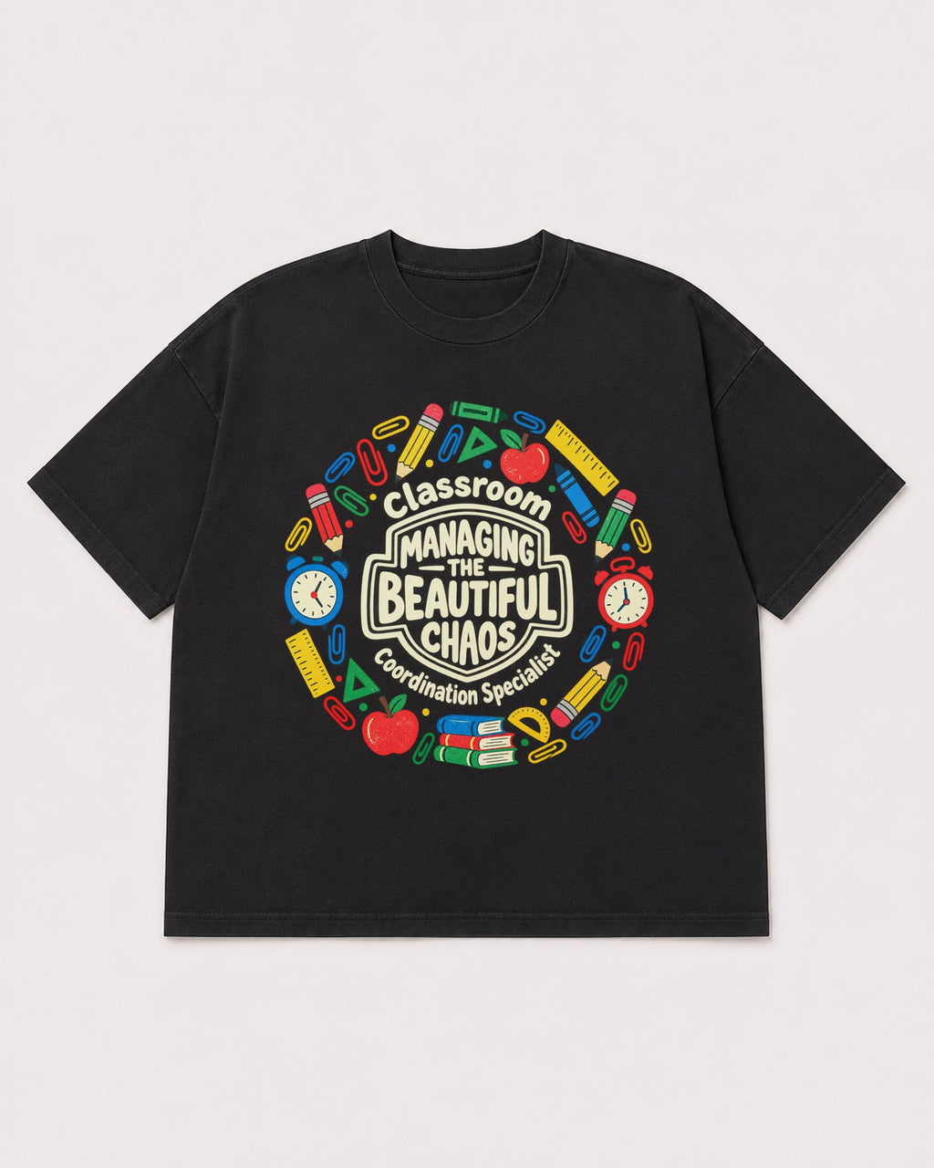 Mockup Boxy Heavyweight Tee Black product