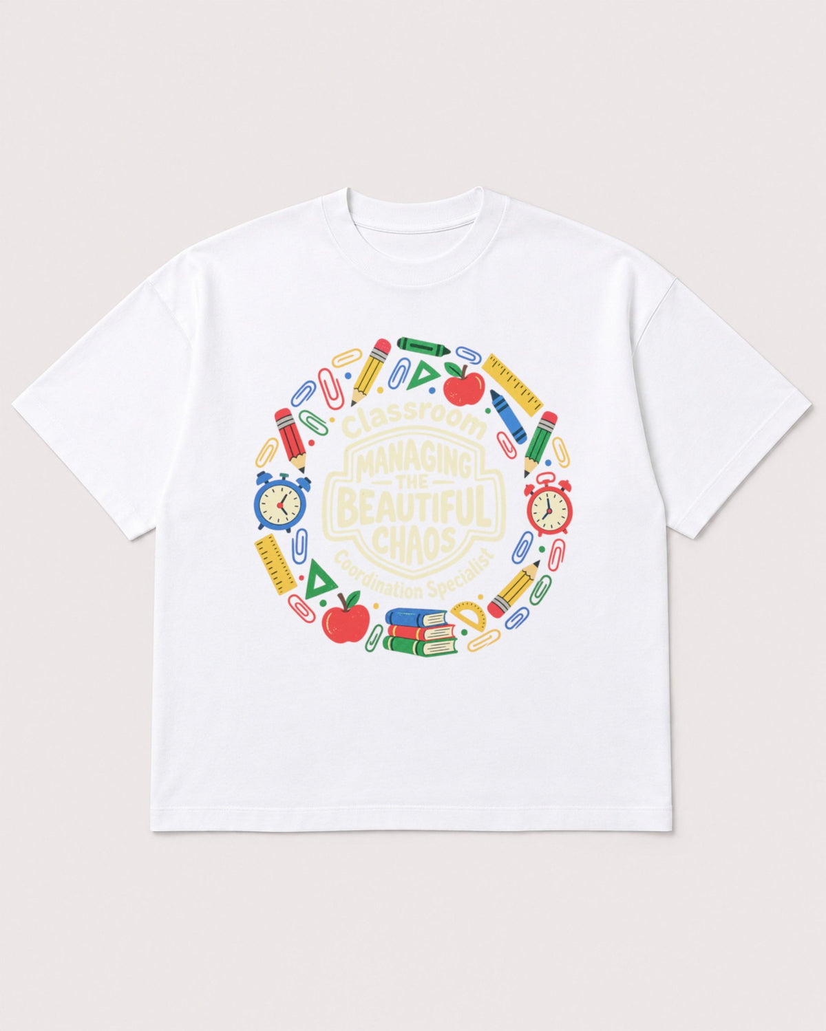 Mockup Boxy Heavyweight Tee White product