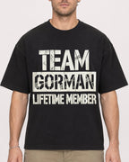 Mockup Boxy Heavyweight Tee Black male close-up 08