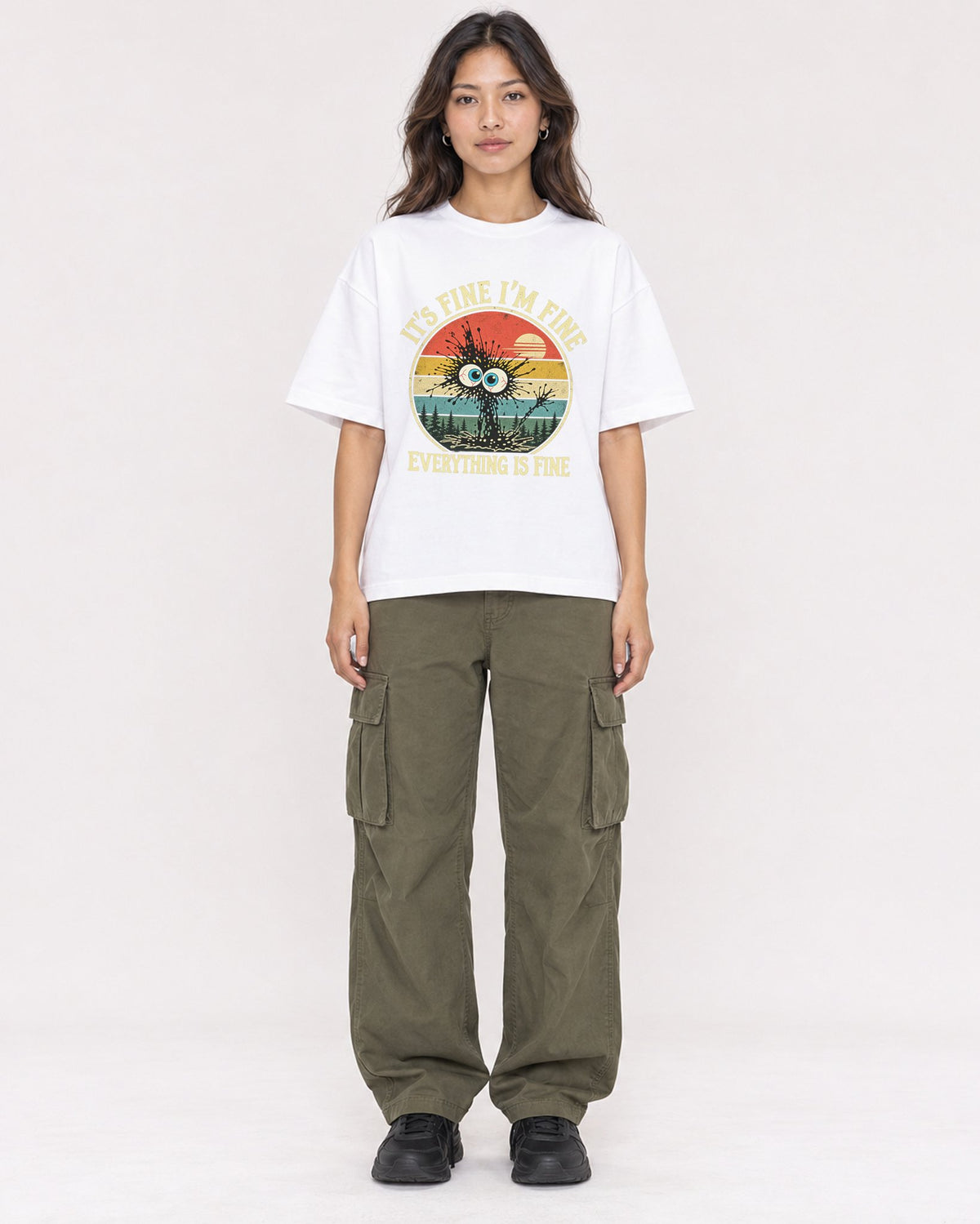 Mockup Boxy Heavyweight Tee White female full-body 02