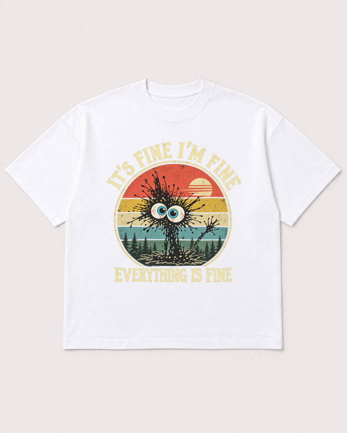 Mockup Boxy Heavyweight Tee White product