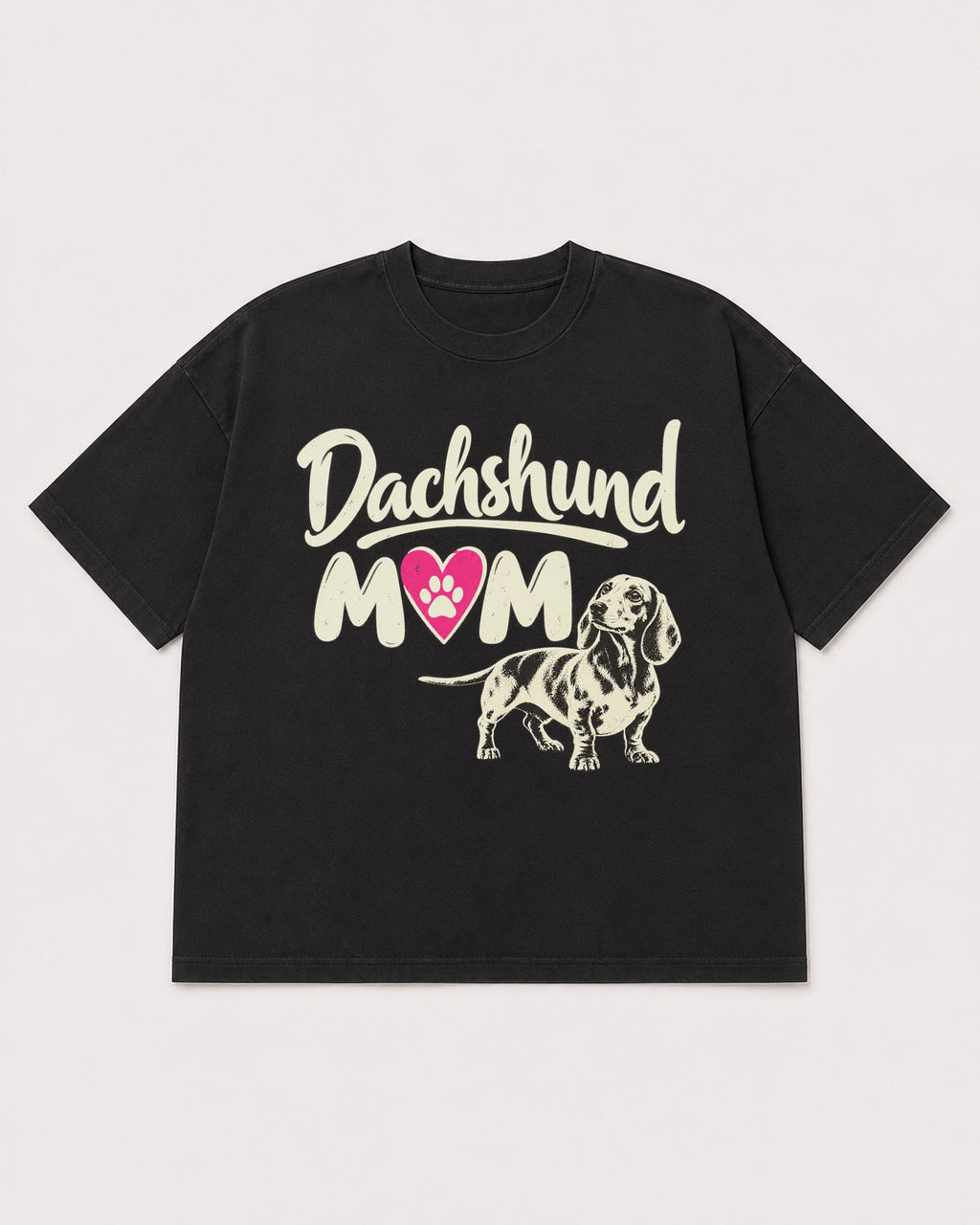 Mockup Boxy Heavyweight Tee Black product