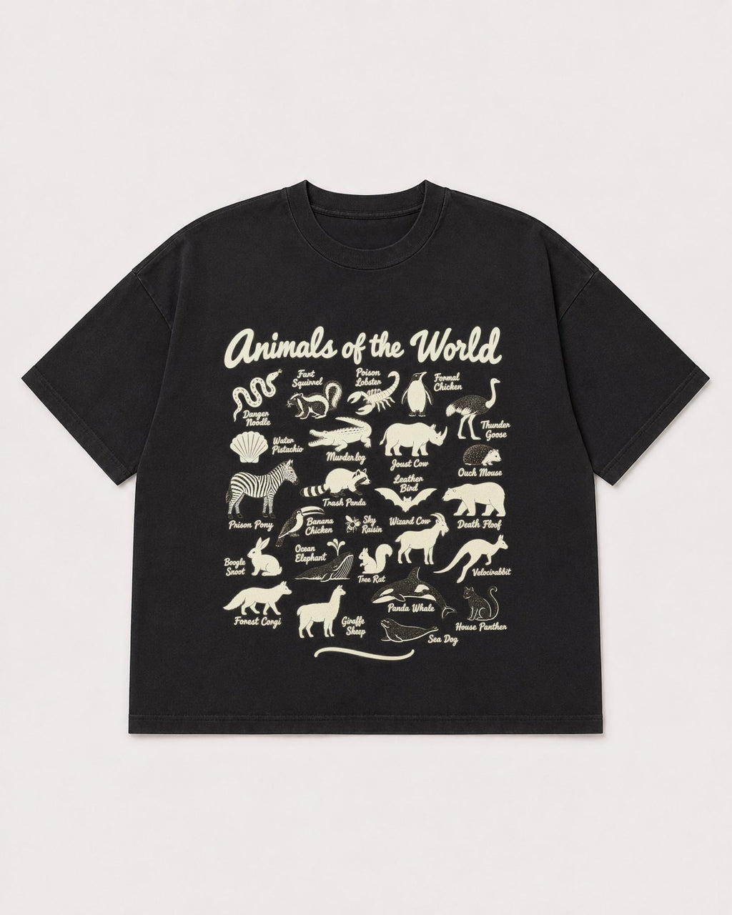 Mockup Boxy Heavyweight Tee Black product