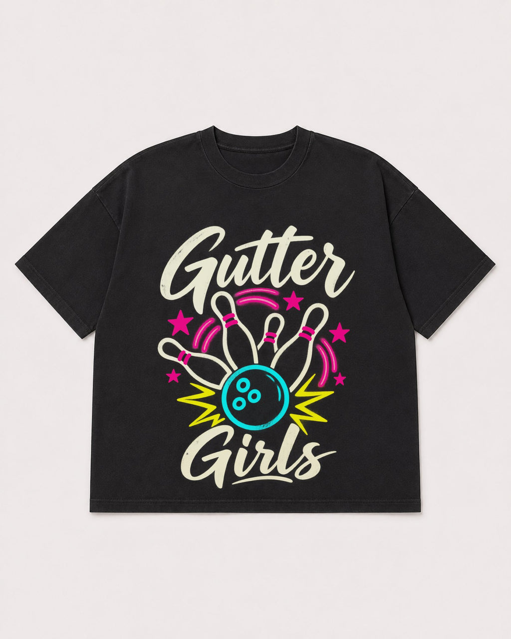 Mockup Boxy Heavyweight Tee Black product