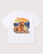 Mockup Boxy Heavyweight Tee White product