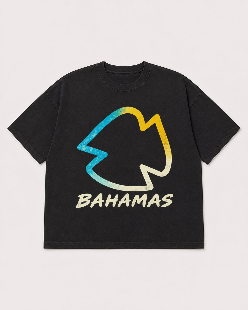 Mockup Boxy Heavyweight Tee Black product