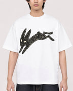 Mockup Boxy Heavyweight Tee White male close-up 11