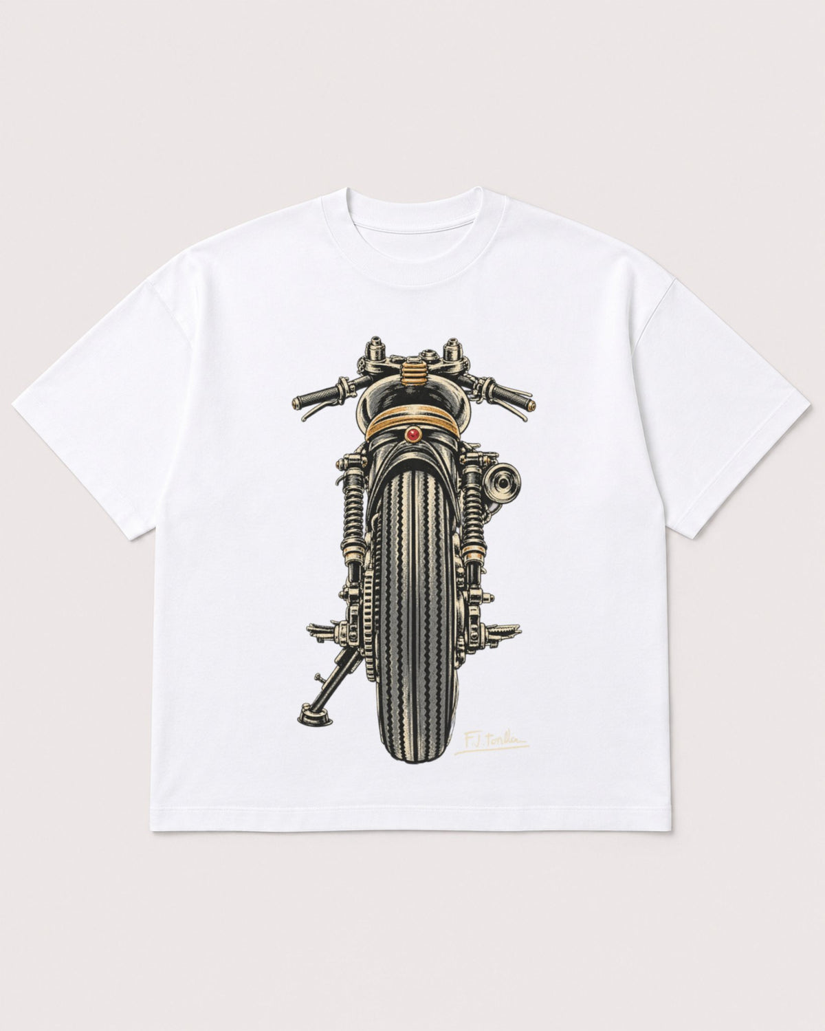 Mockup Boxy Heavyweight Tee White product