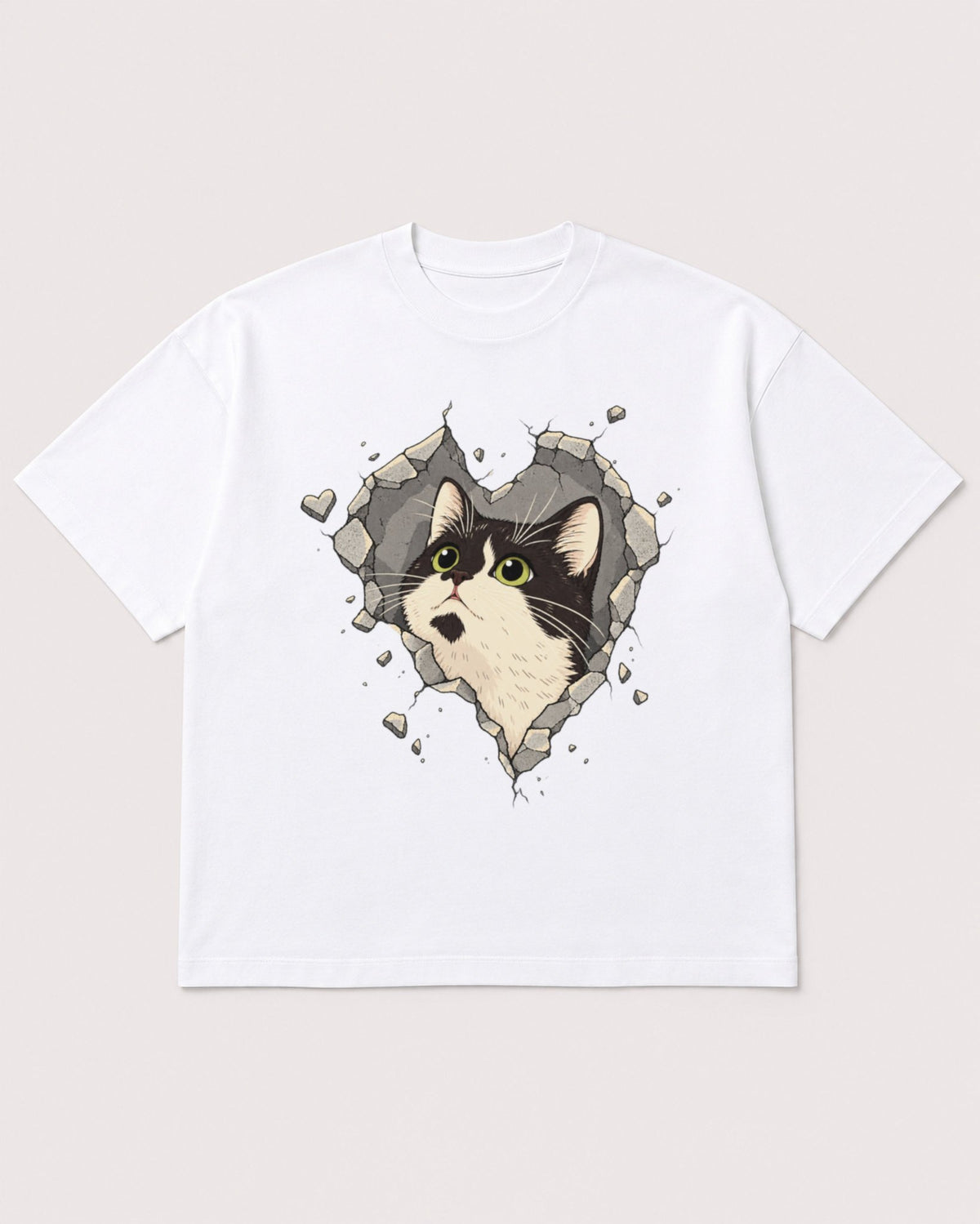 Mockup Boxy Heavyweight Tee White product