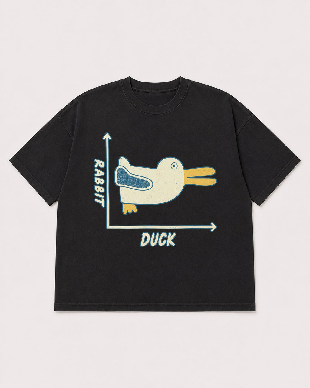 Mockup Boxy Heavyweight Tee Black product
