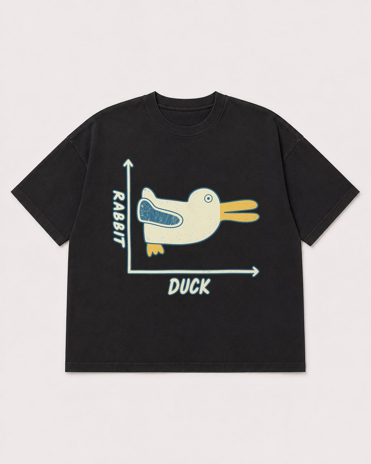 Mockup Boxy Heavyweight Tee Black product