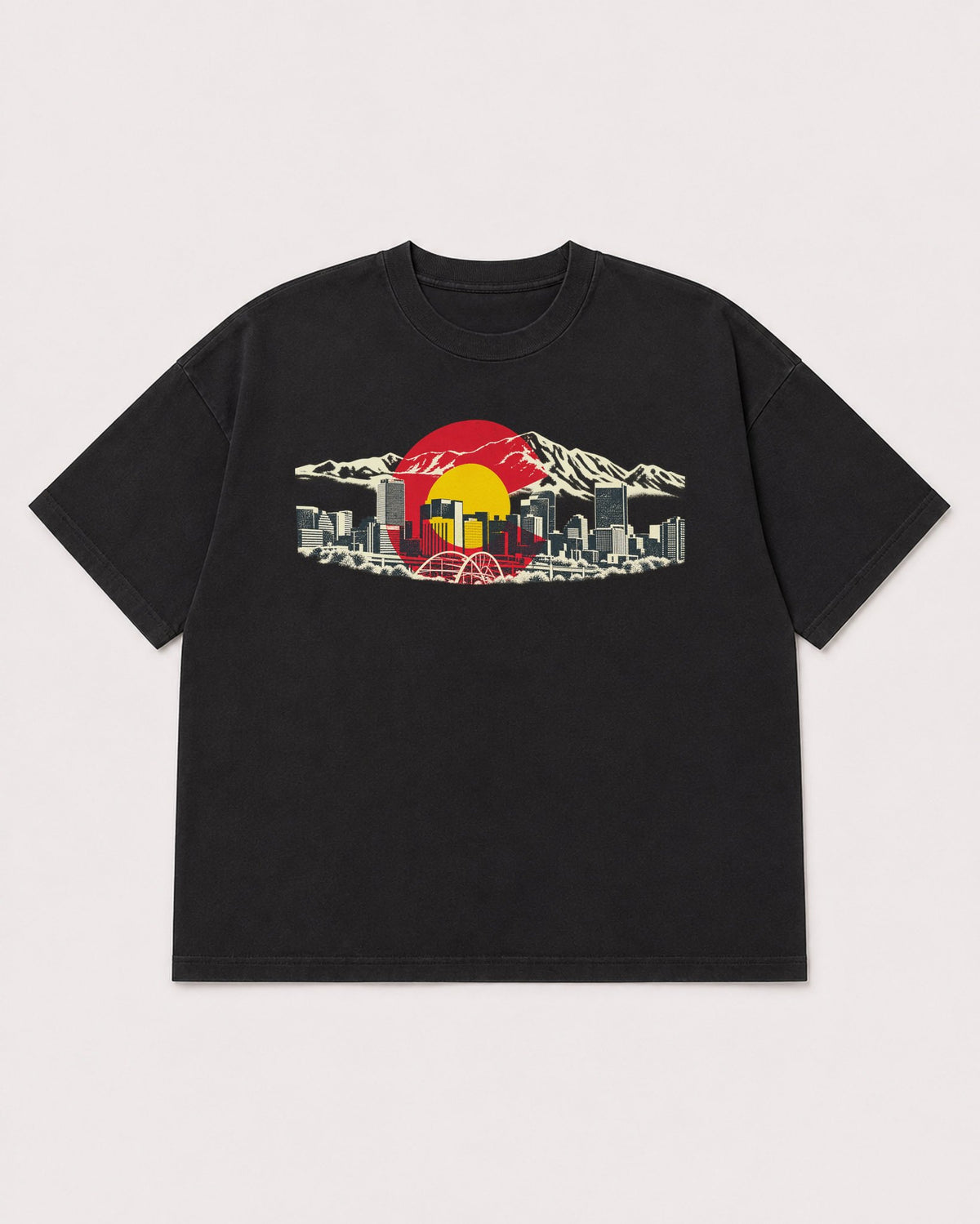 Mockup Boxy Heavyweight Tee Black product