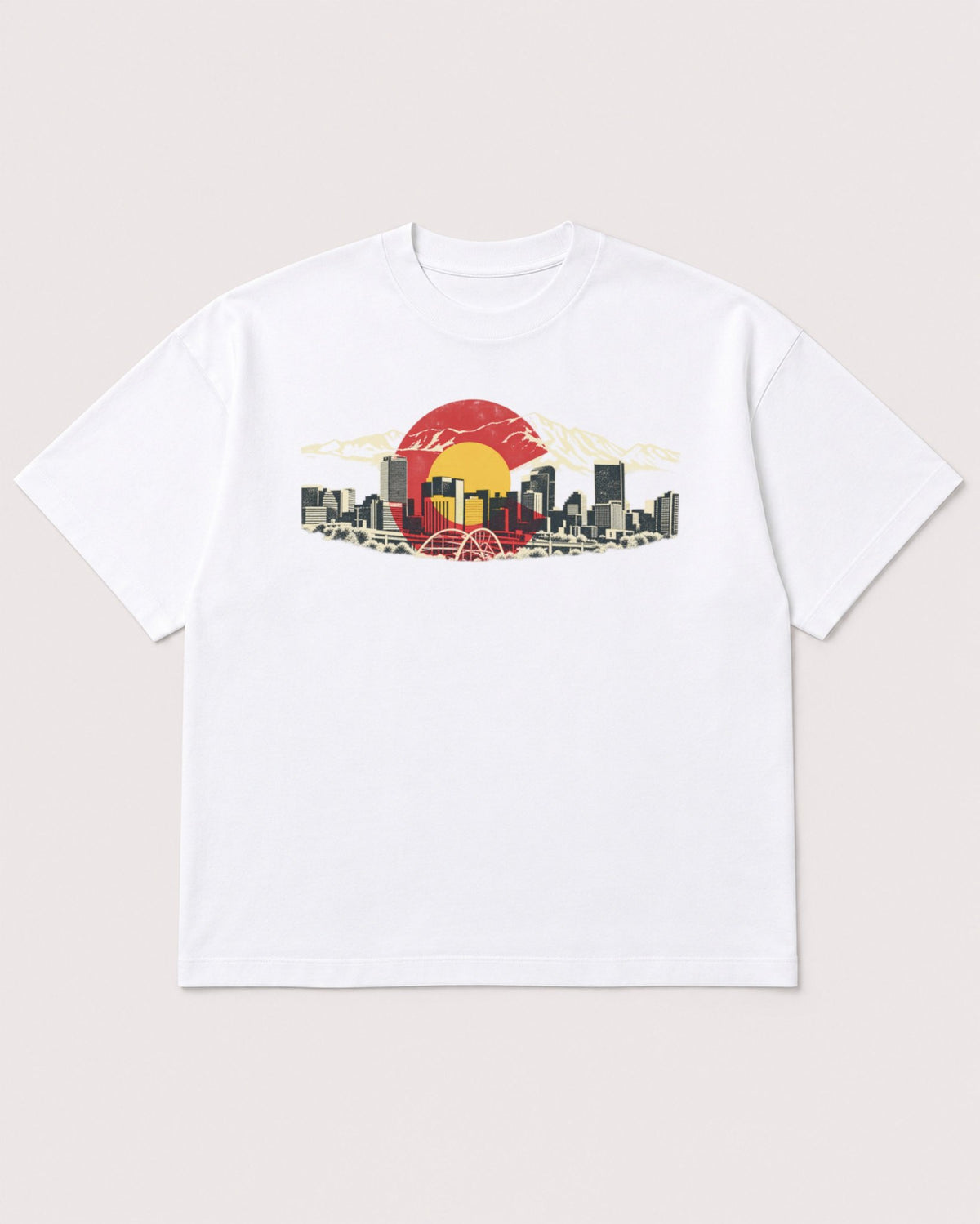 Mockup Boxy Heavyweight Tee White product