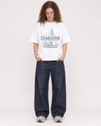 Mockup Boxy Heavyweight Tee White female full-body 09