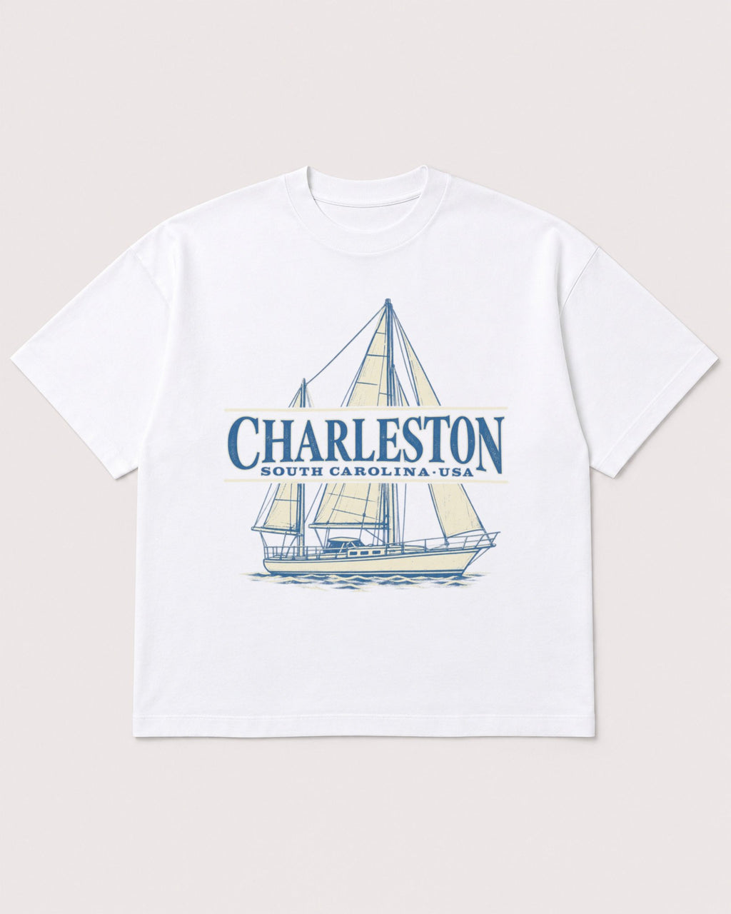 Mockup Boxy Heavyweight Tee White product