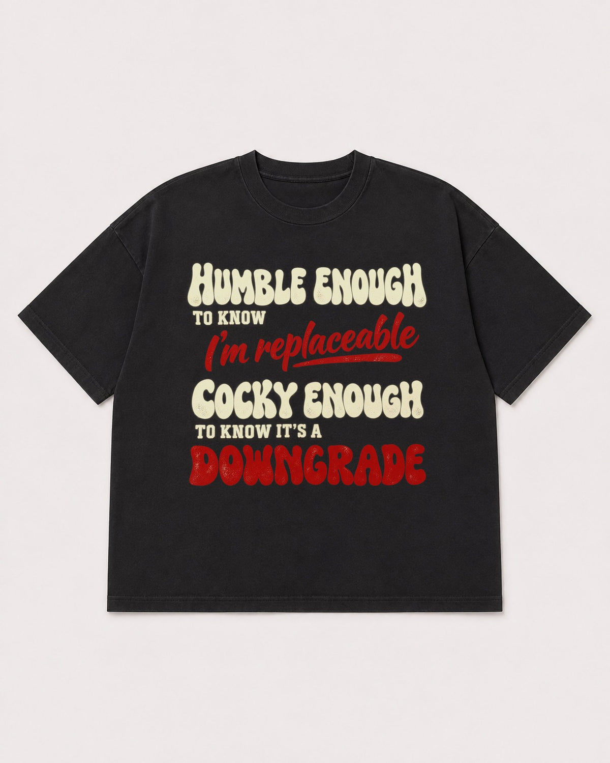 Mockup Boxy Heavyweight Tee Black product