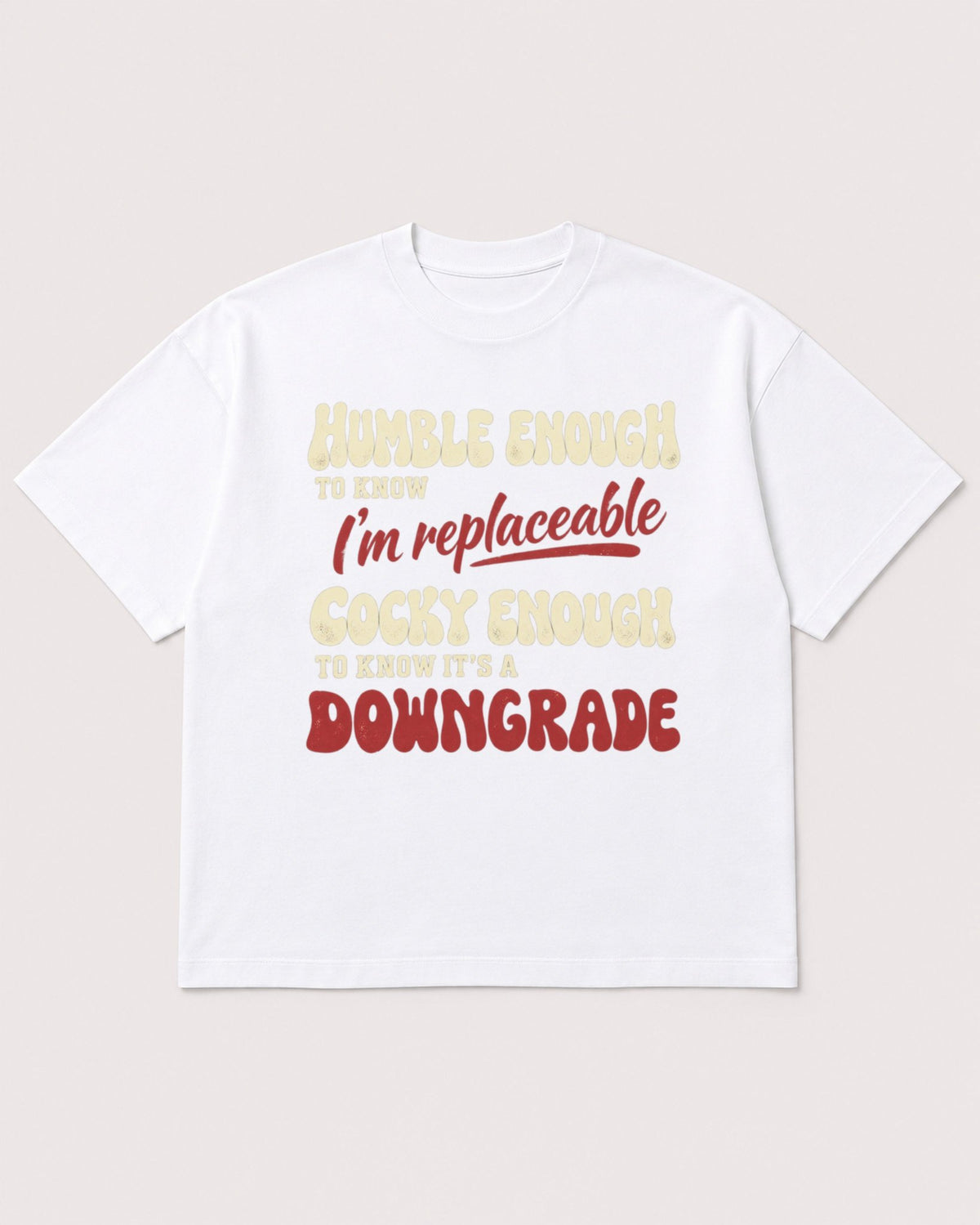 Mockup Boxy Heavyweight Tee White product