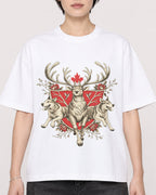 Mockup Boxy Heavyweight Tee White female close-up 23