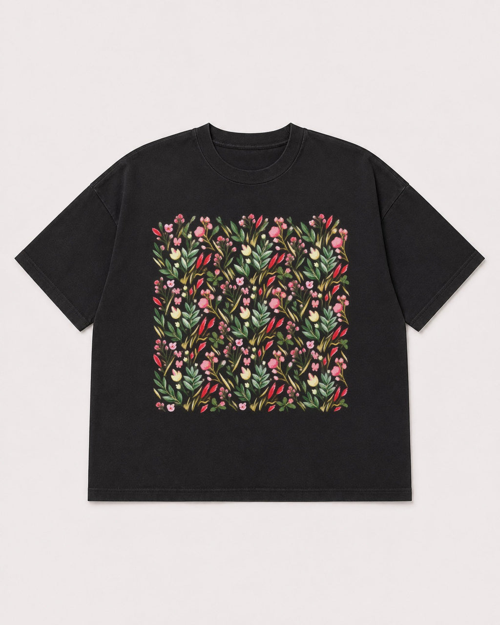 Mockup Boxy Heavyweight Tee Black product