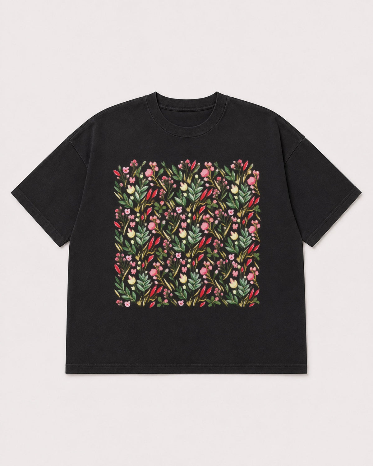 Mockup Boxy Heavyweight Tee Black product
