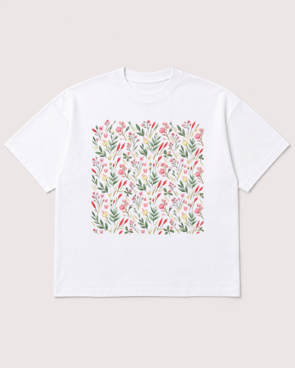 Mockup Boxy Heavyweight Tee White product