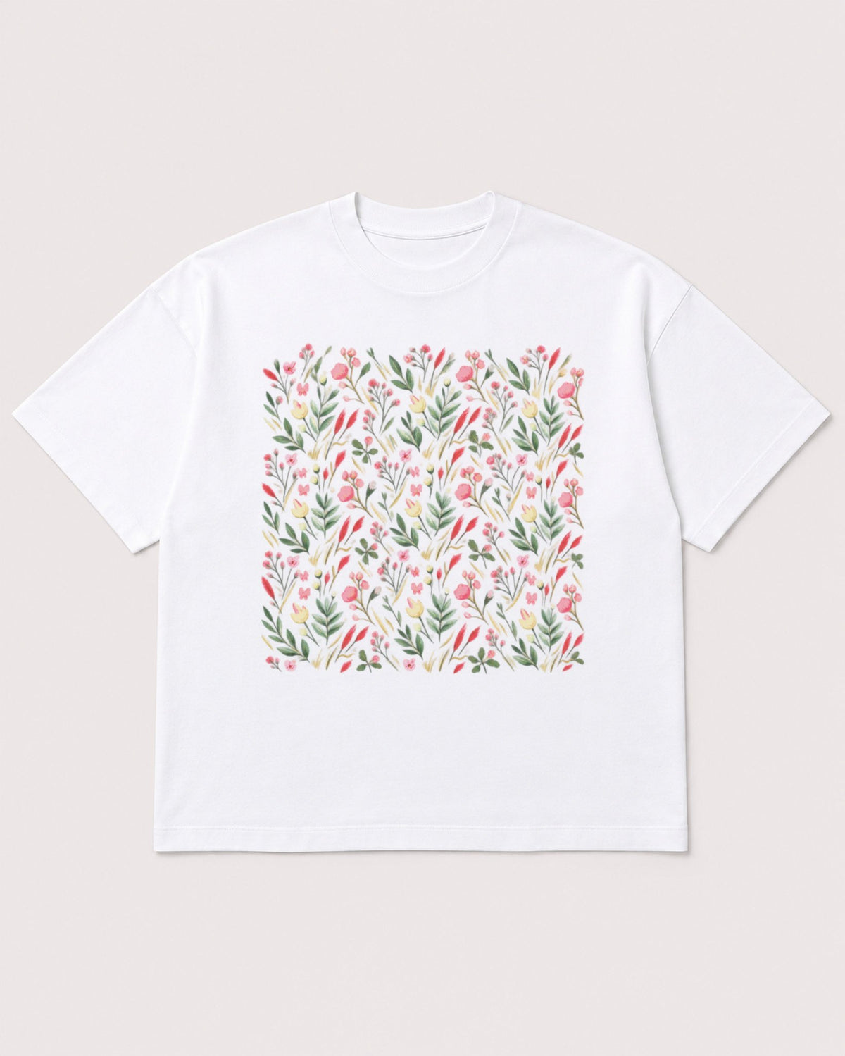 Mockup Boxy Heavyweight Tee White product