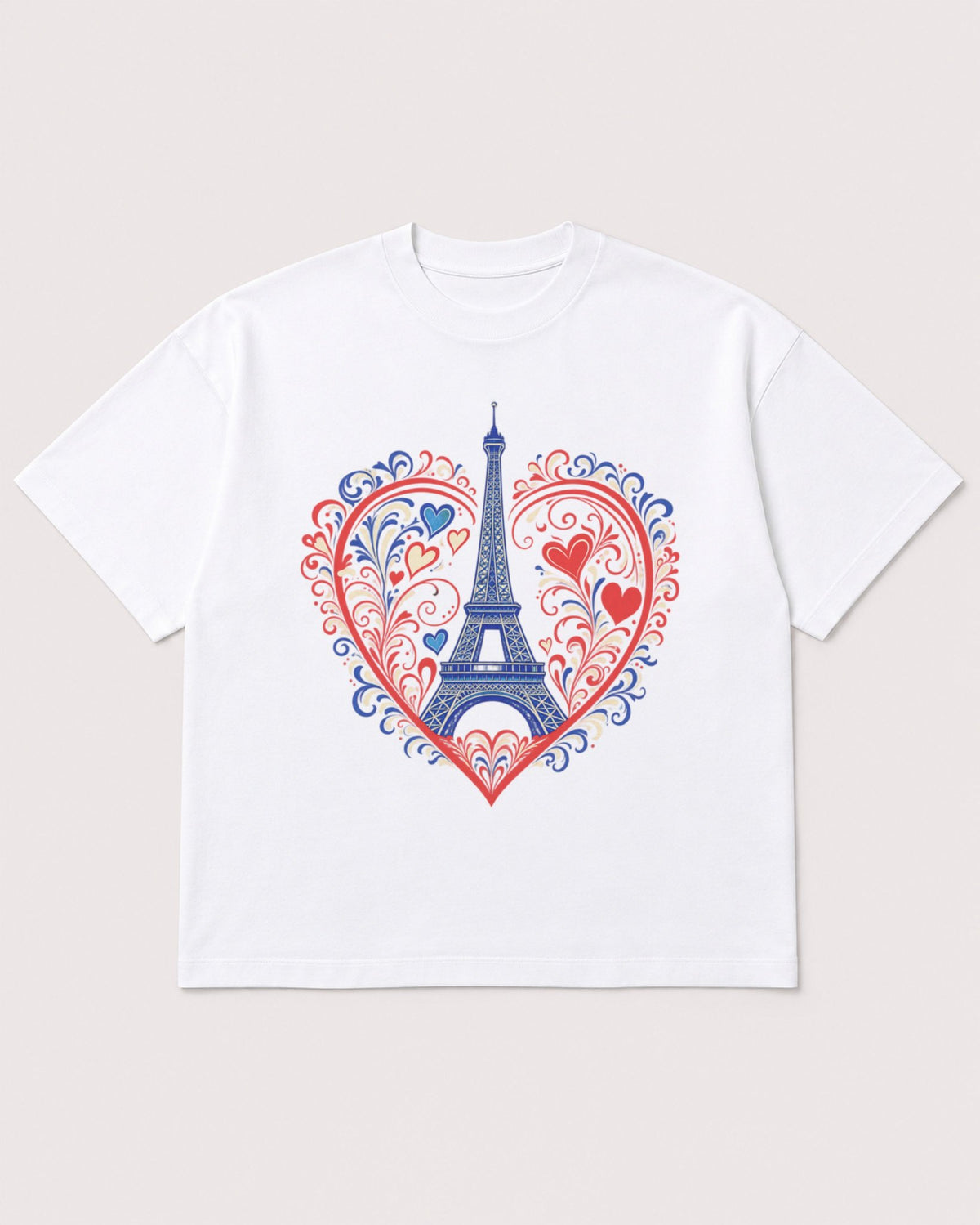Mockup Boxy Heavyweight Tee White product