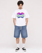 Mockup Boxy Heavyweight Tee White male full-body 03