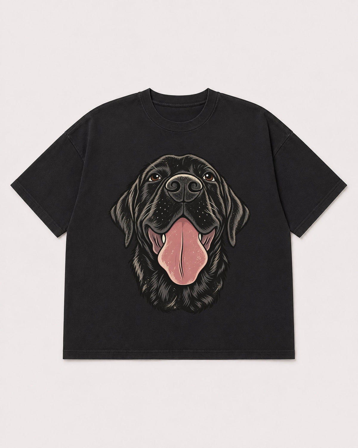 Mockup Boxy Heavyweight Tee Black product