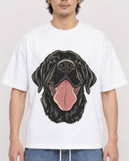 Mockup Boxy Heavyweight Tee White male close-up 03