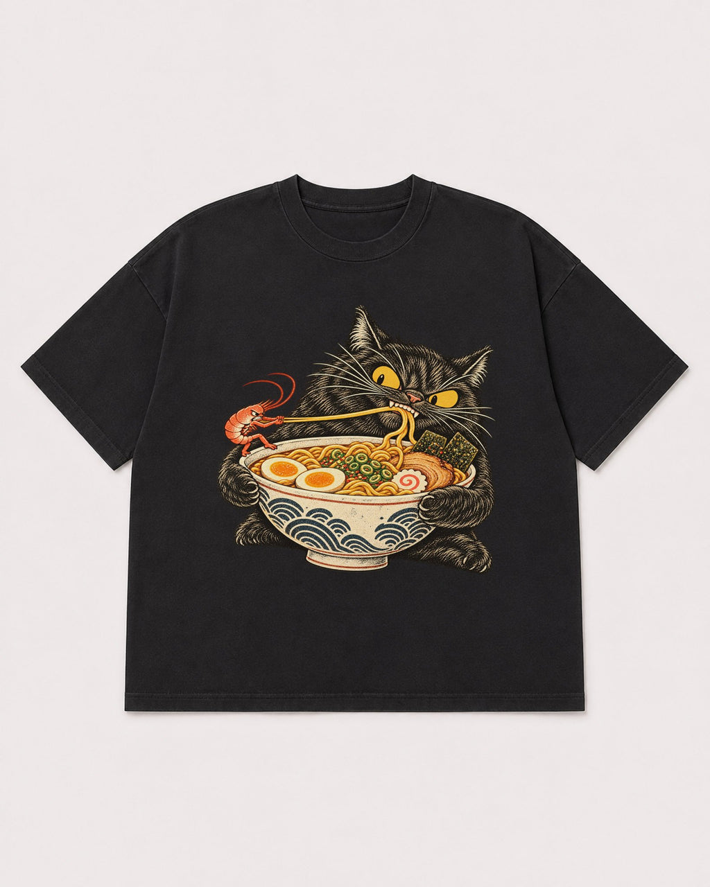 Mockup Boxy Heavyweight Tee Black product