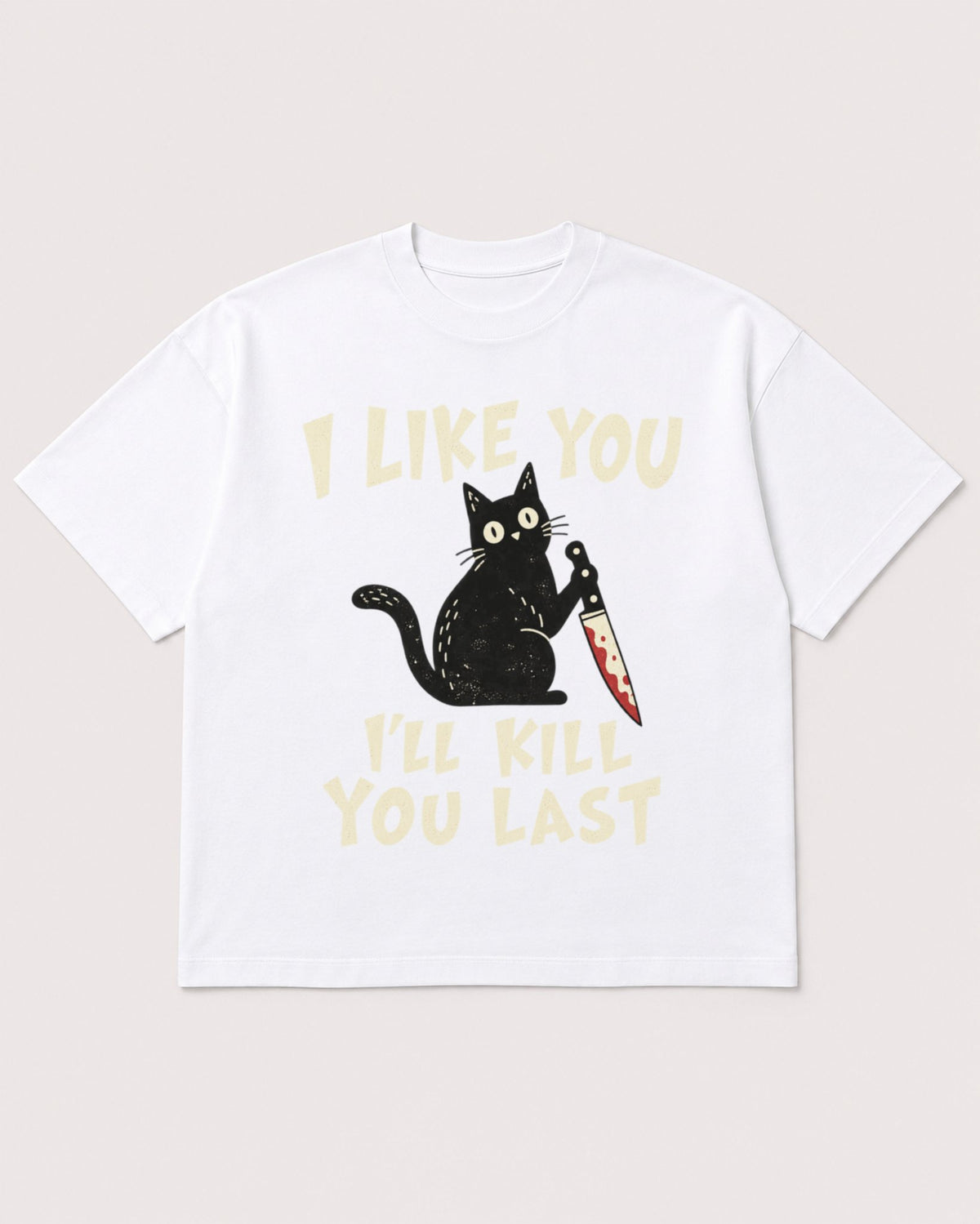 Mockup Boxy Heavyweight Tee White product