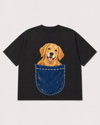 Mockup Boxy Heavyweight Tee Black product