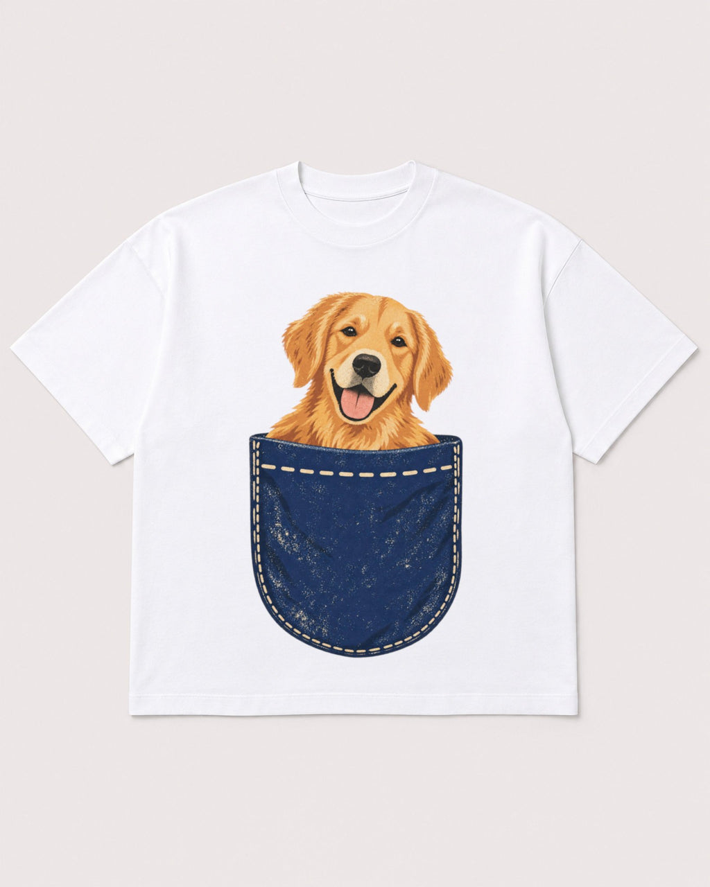 Mockup Boxy Heavyweight Tee White product